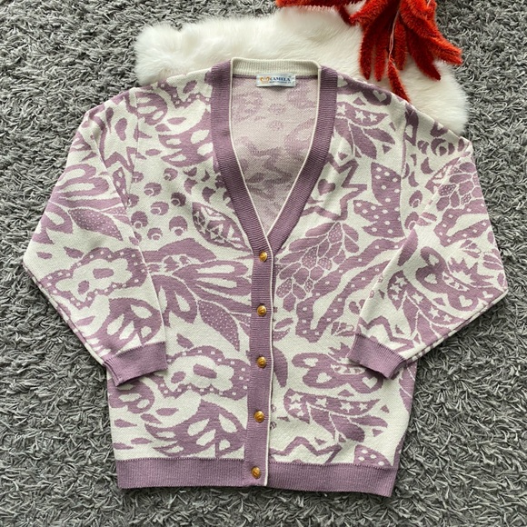 Vintage Sweaters - Vintage Camela Wool Blend Cardigan